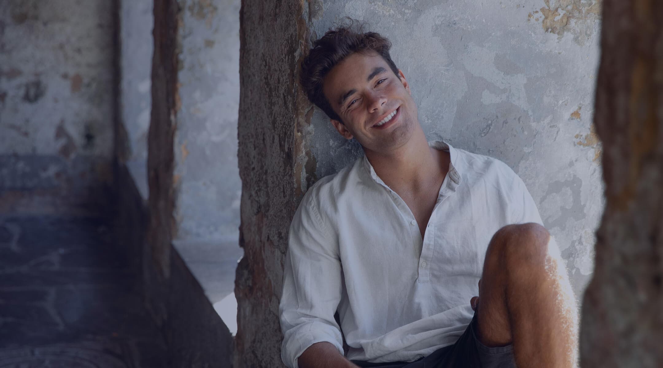 A man in natural light, representing restored strength and vitality